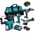 Makita DLX4152TX1 - 18V 5.0Ah Li-Ion Brushless 4 Piece Combo Kit